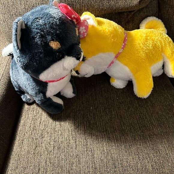 16 in Amuse Plush Shiba Dog Bundle Both are included RARE VGUC - Picture 1 of 4